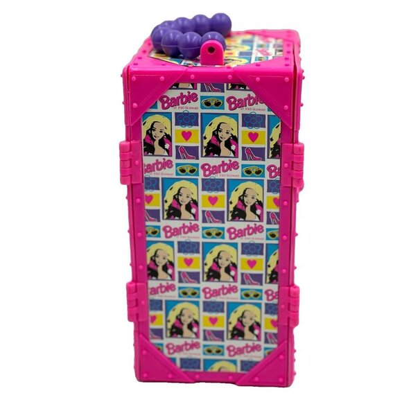 New Open Box Vintage 1994 Barbie Glamour on the Go Carry Case Lights Up #12255 - Picture 4 of 14